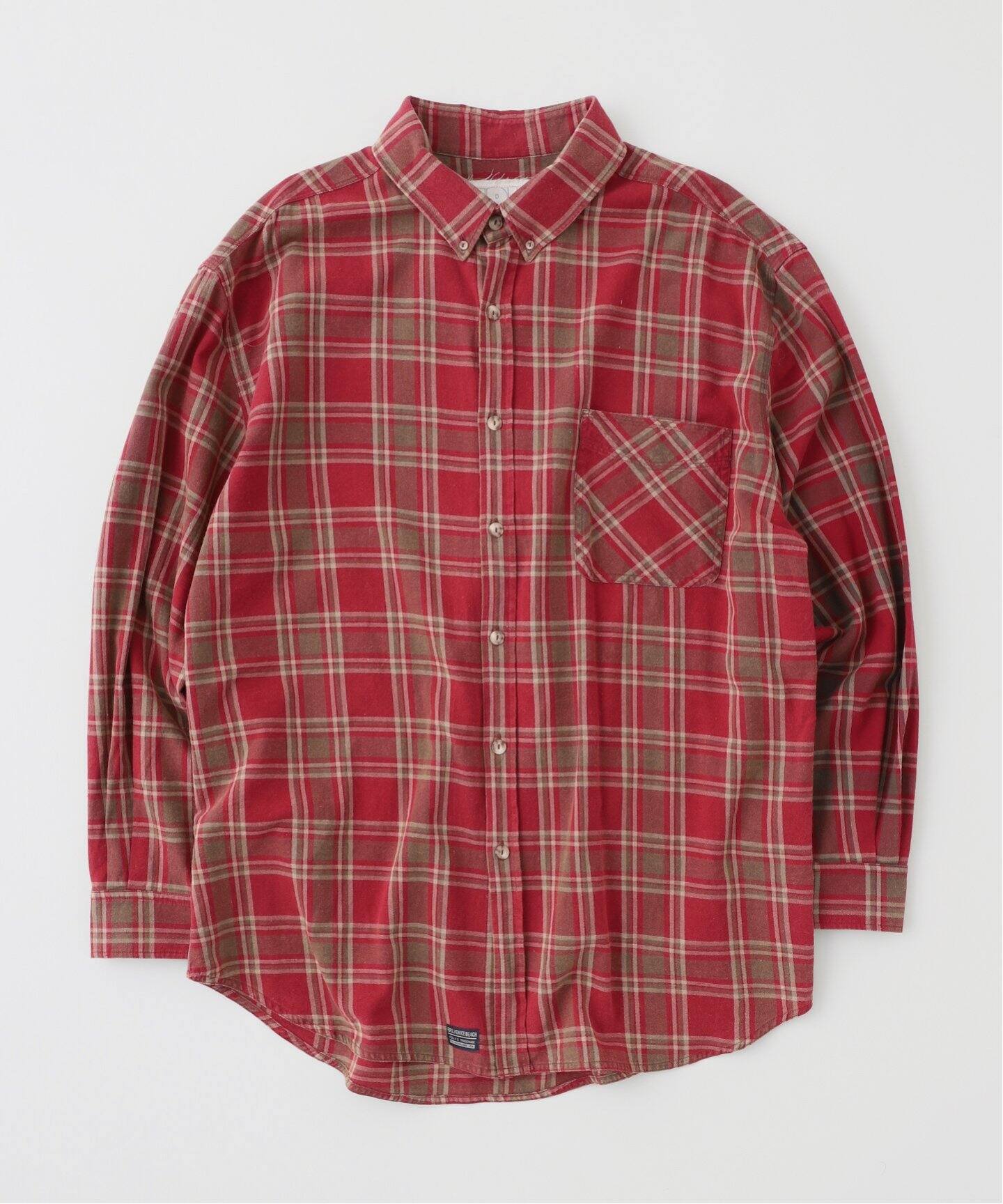 ERL / イーアールエル】 UNISEX PLAID LS SHIRT WOVEN（シャツ 