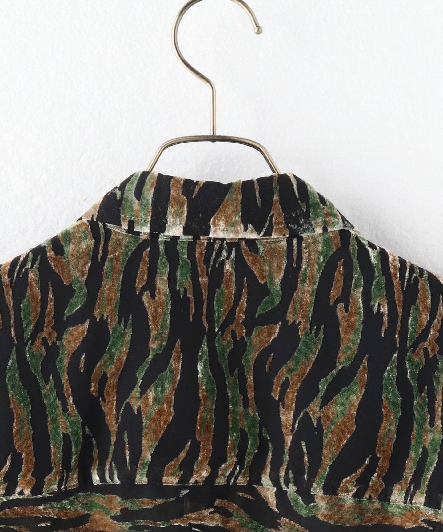 BED J.W. FORD / ベッドフォード 】 Velvet Shirt（シャツ／ブラウス 