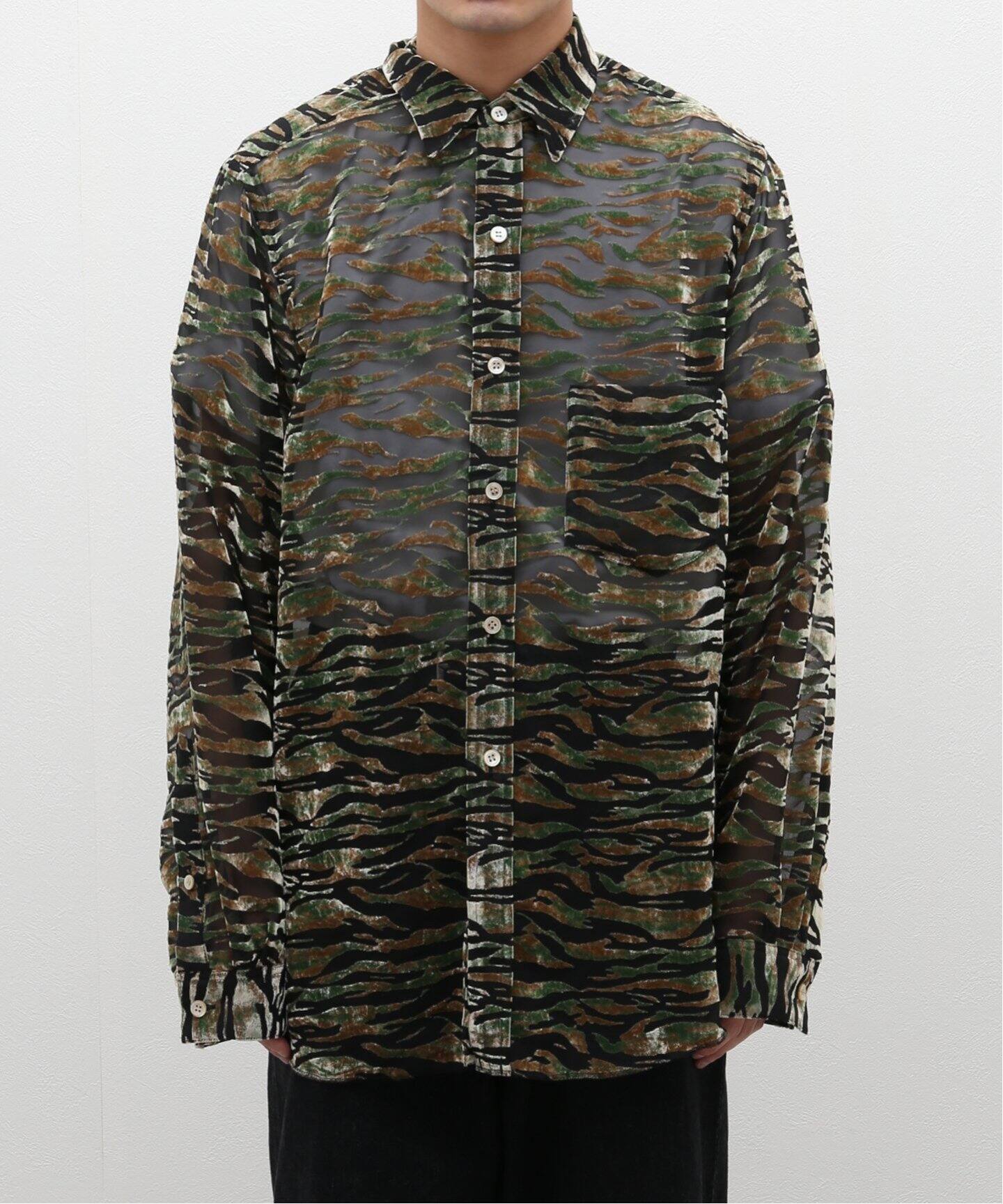 BED J.W. FORD / ベッドフォード 】 Velvet Shirt（シャツ／ブラウス  