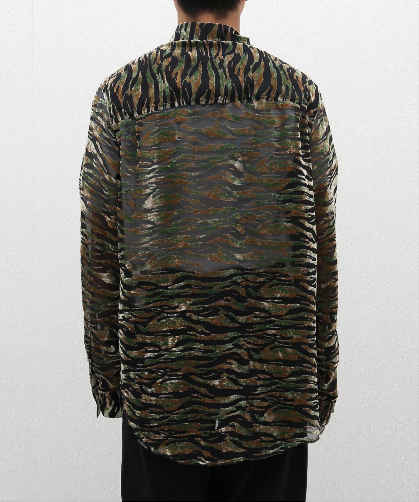 BED J.W. FORD / ベッドフォード 】 Velvet Shirt（シャツ／ブラウス 