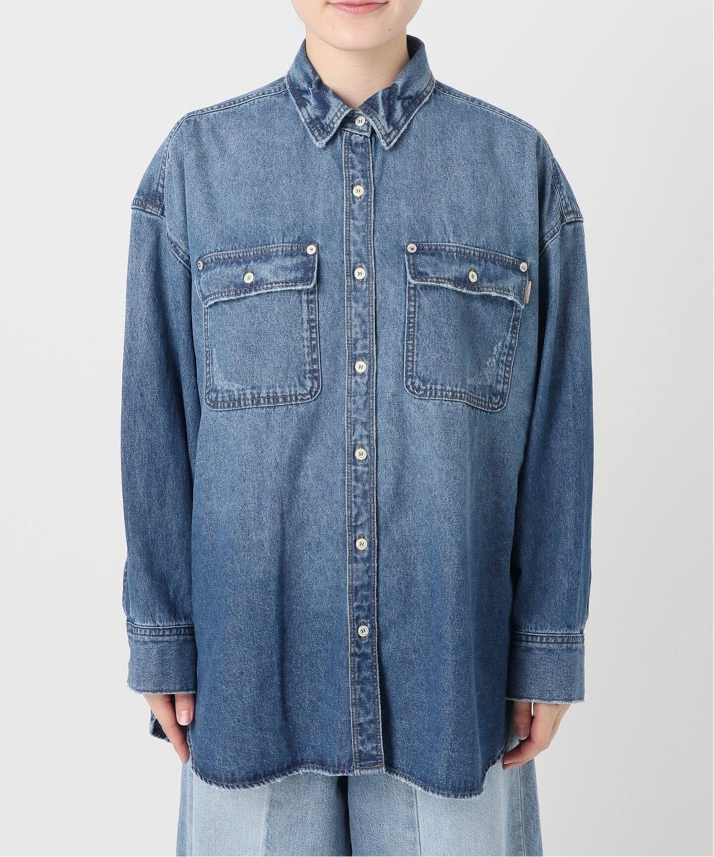 DU JOUR/デュ ジュール UTILITY JEAN SHIRT（シャツ／ブラウス