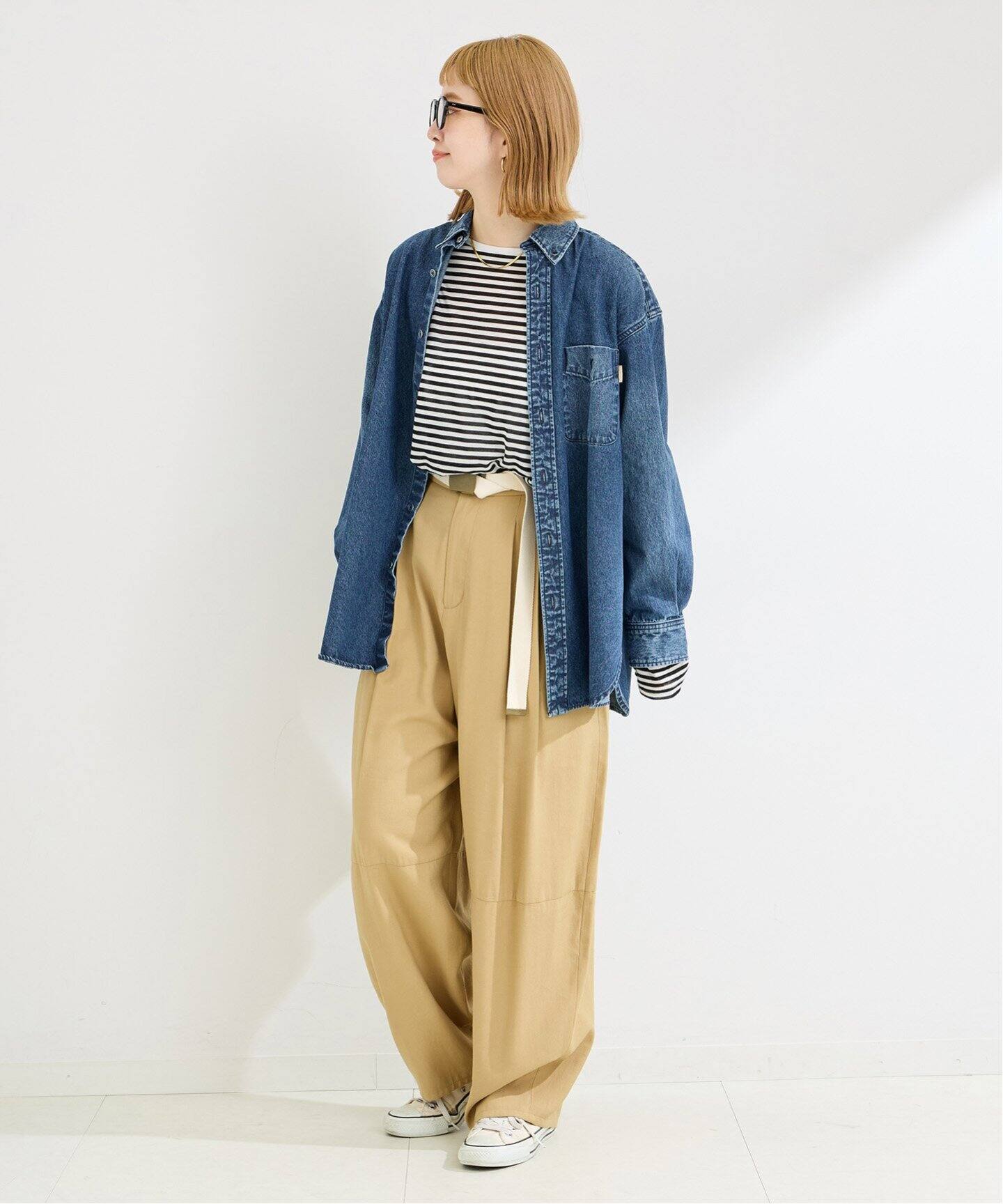 DU JOUR/デュ ジュール JEAN BD SHIRT（シャツ／ブラウス）｜B.C