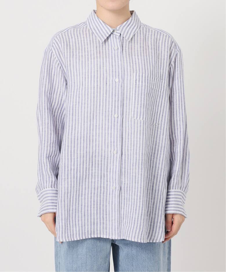 フレンチリネンレギュラーシャツ（シャツ／ブラウス）｜B.C STOCK 