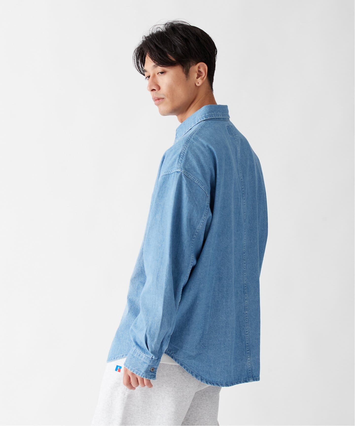 DENIM OVER シャツ（シャツ／ブラウス）｜B.C STOCK（ベーセー