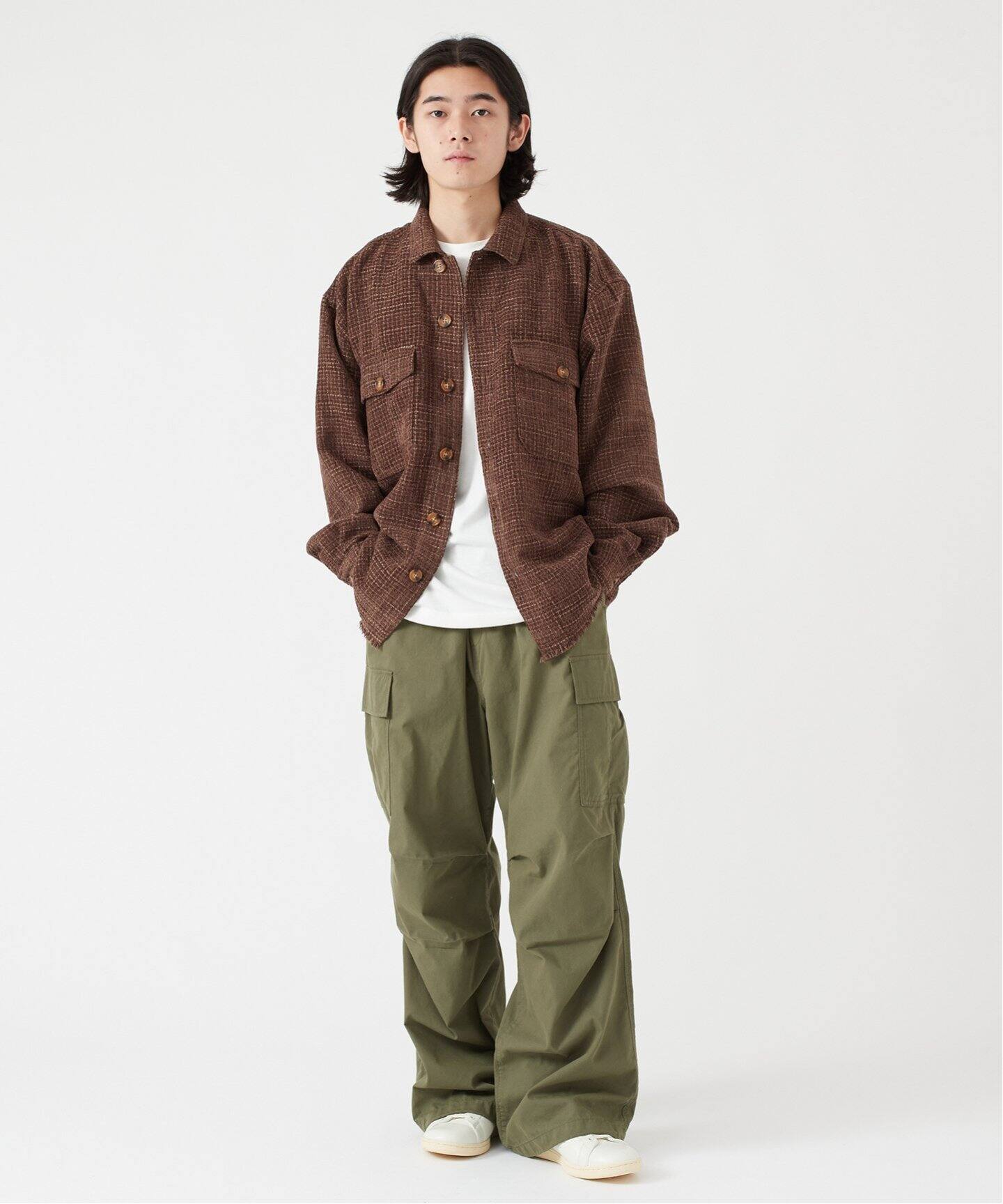 TWEED MALL CPOシャツジャケット（シャツ／ブラウス）｜B.C STOCK