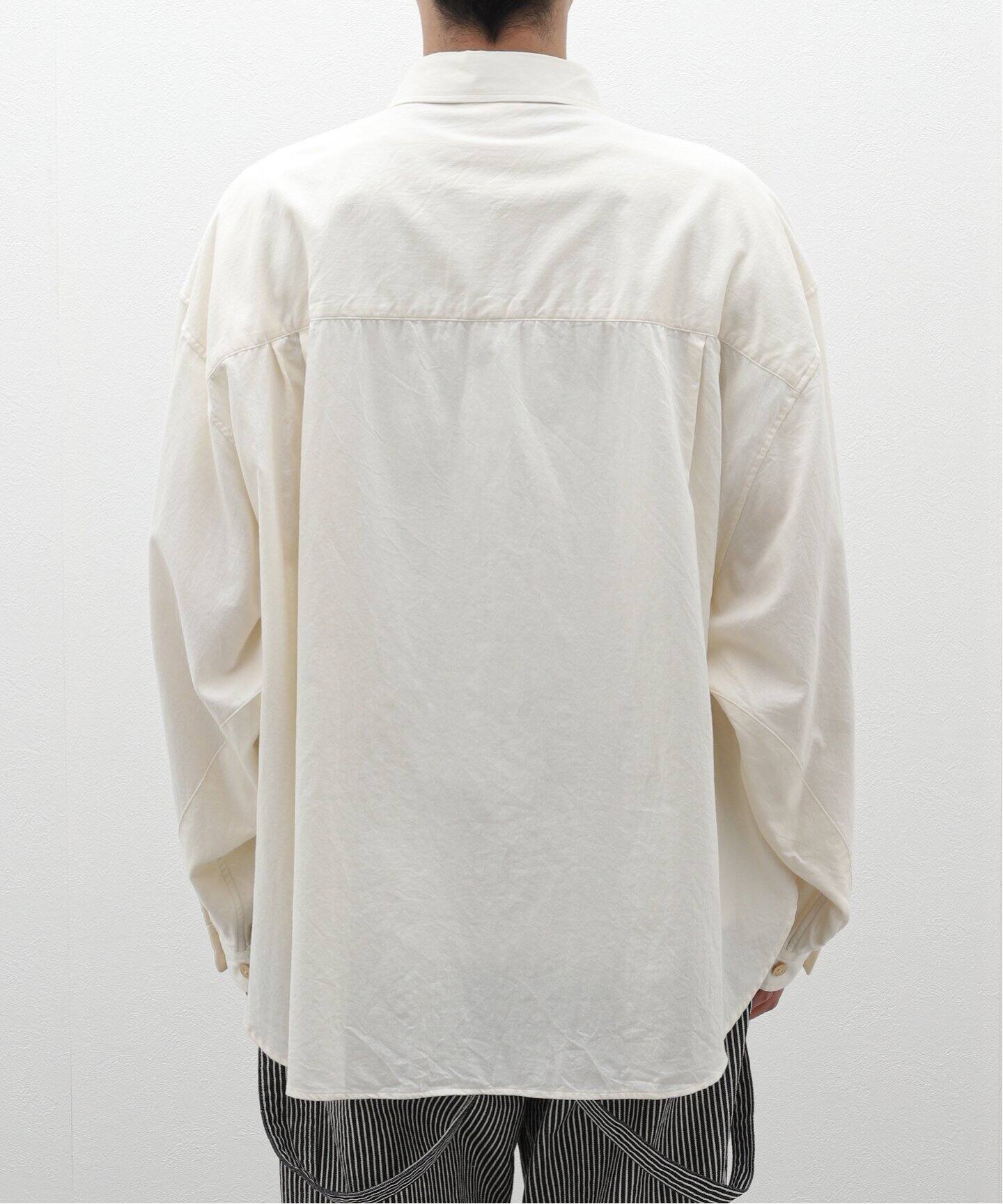 refomed WRIST PATCH WIDE SHIRTCHAMBRAY RESH-012（シャツ／ブラウス 