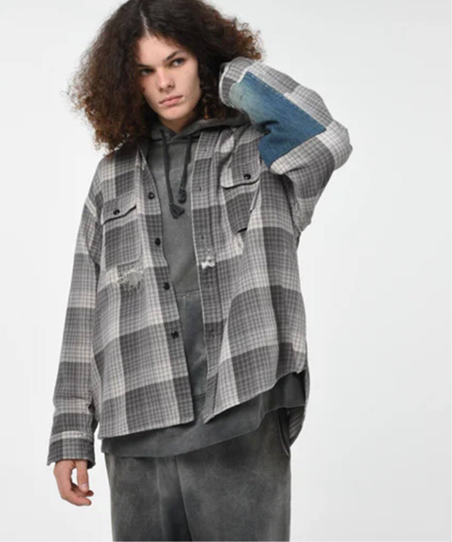 BOWWOW / バウワウ DELUXE FLANNEL SHIRTS REPAIRED（シャツ／ブラウス 