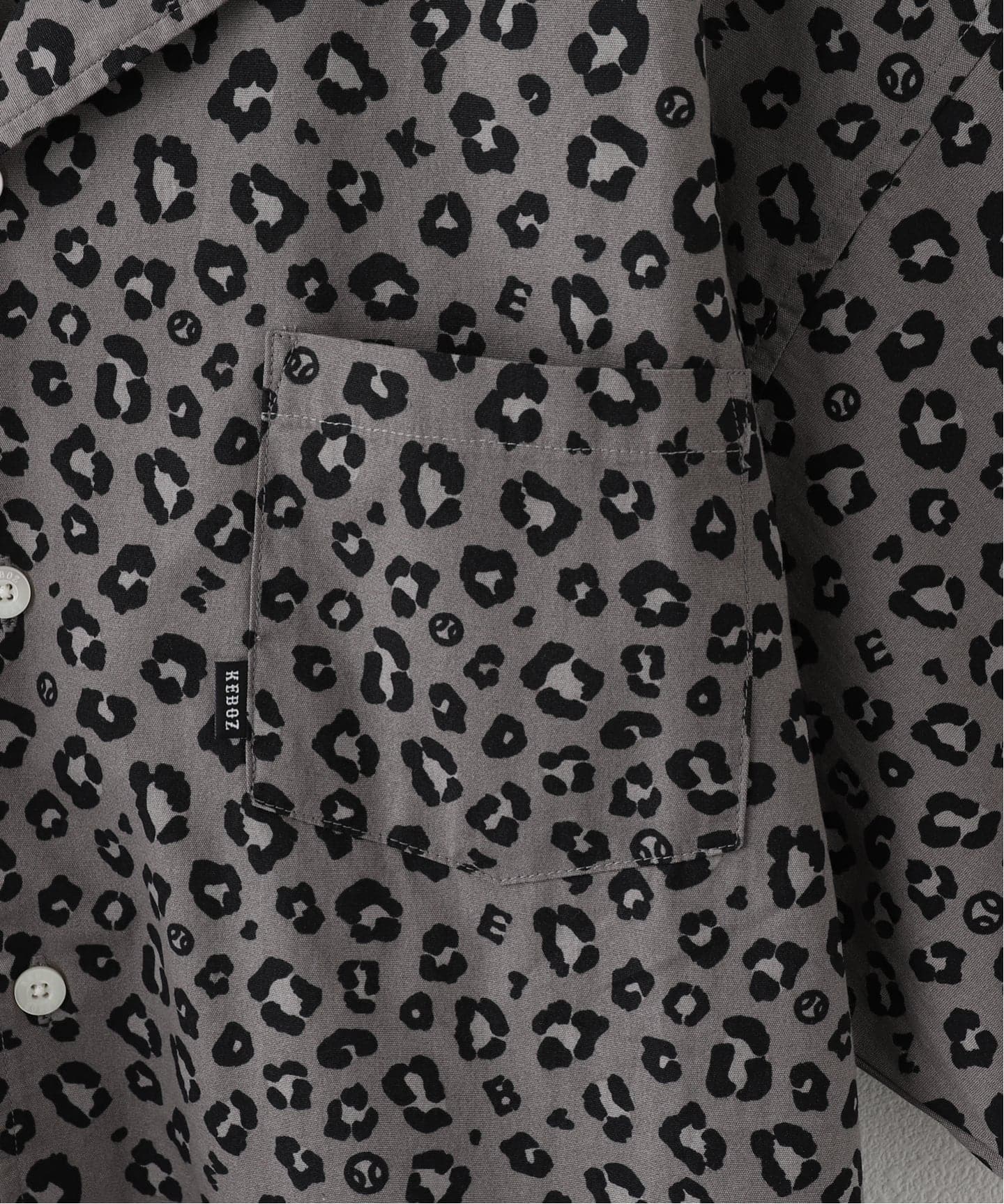 keboz レオパード セットアップ ベースボールシャツ XL KEBOZ LEOPARD SHIRT（シャツ／ブラウス）｜B.C STOCK（ベーセー