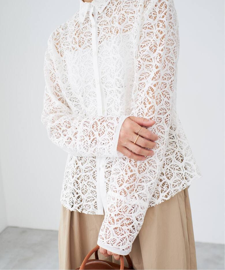 ラッセルレースシャツ（シャツ／ブラウス）｜IENA（イエナ）の通販  