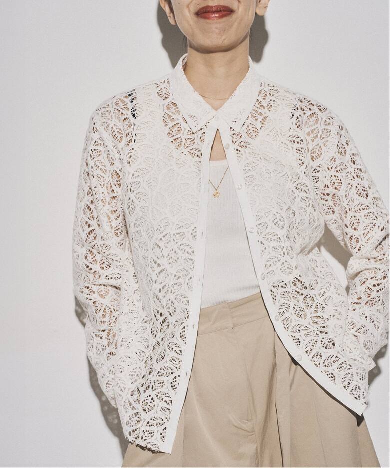 ラッセルレースシャツ（シャツ／ブラウス）｜IENA（イエナ）の通販  