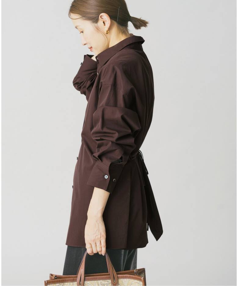 2WAY カシュクール シャツジャケット（シャツ／ブラウス）｜IENA  