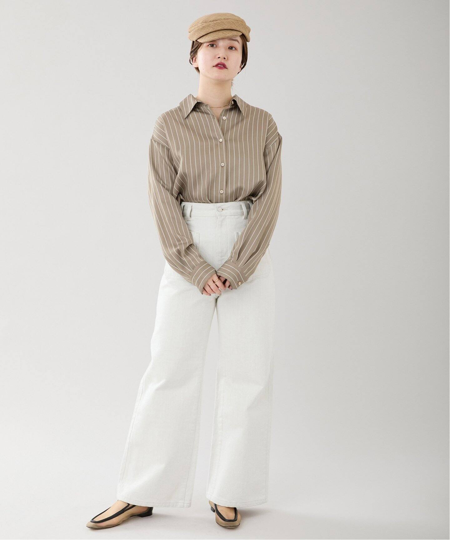 サテン ストライプ シャツ（シャツ／ブラウス）｜IENA（イエナ）の通販  