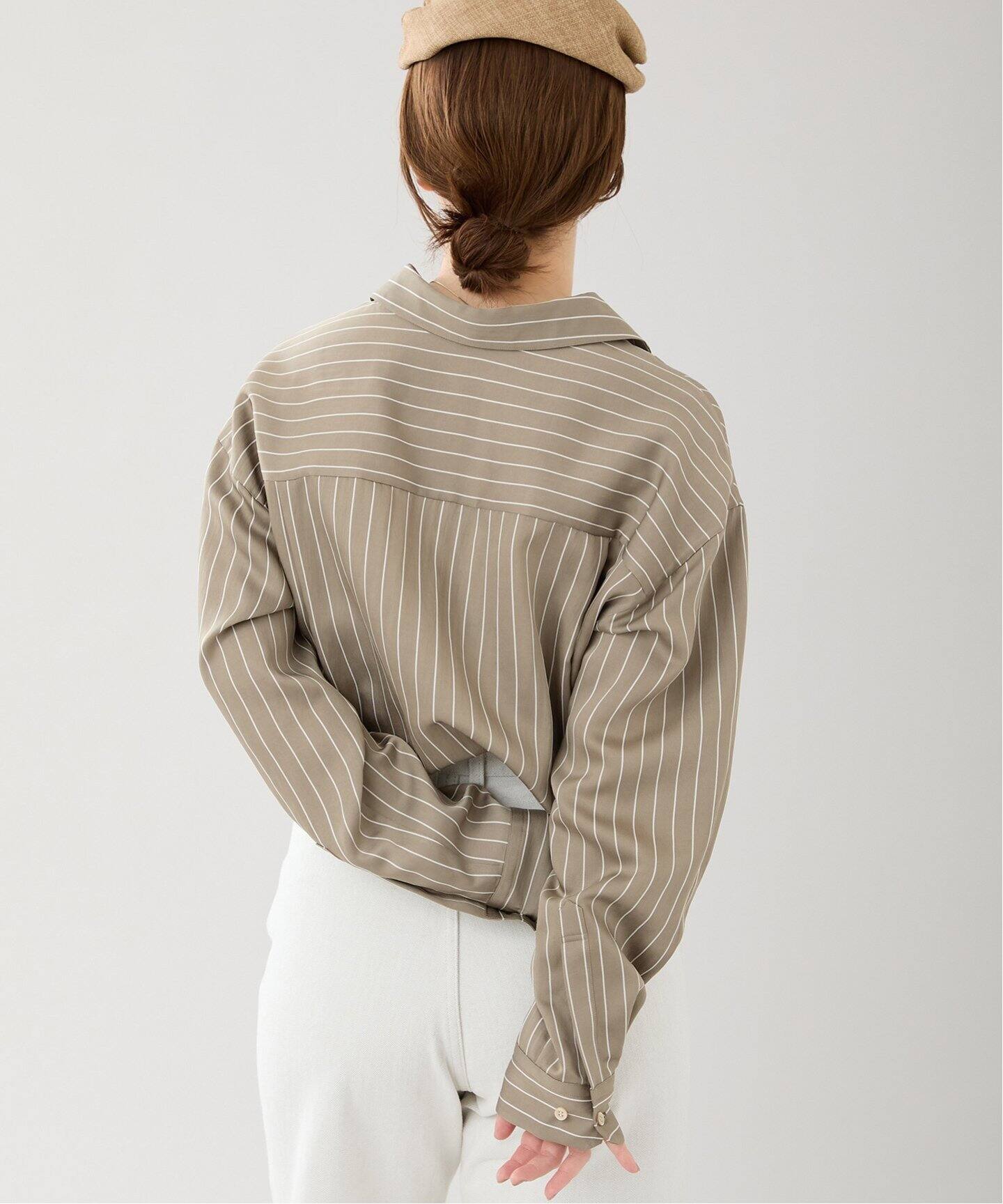サテン ストライプ シャツ（シャツ／ブラウス）｜IENA（イエナ）の通販 
