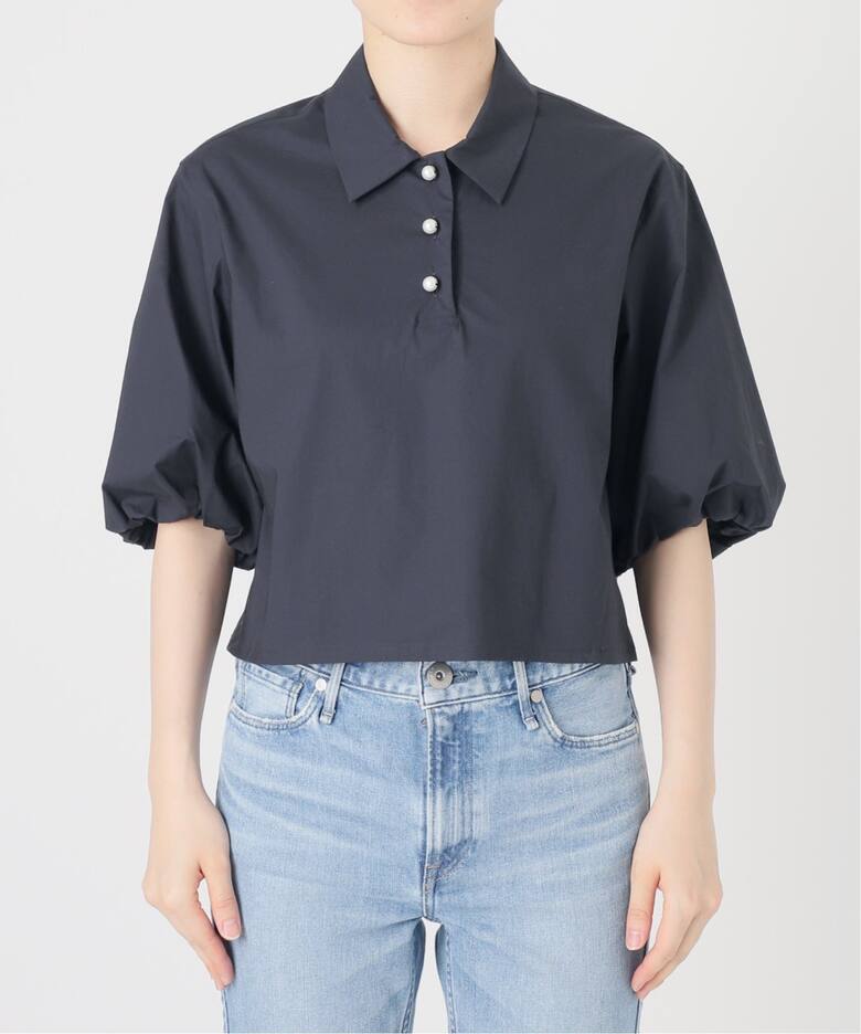 パールボタンプルオーバーシャツ（シャツ／ブラウス）｜IENA（イエナ 