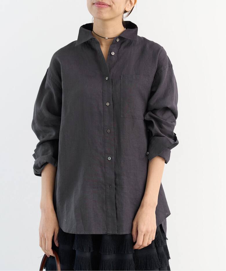 リネン オーバーシャツ（シャツ／ブラウス）｜IENA（イエナ）の通販  