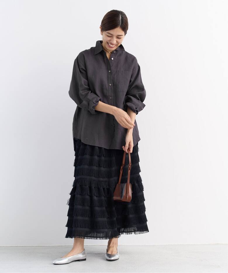 リネン オーバーシャツ（シャツ／ブラウス）｜IENA（イエナ）の通販  
