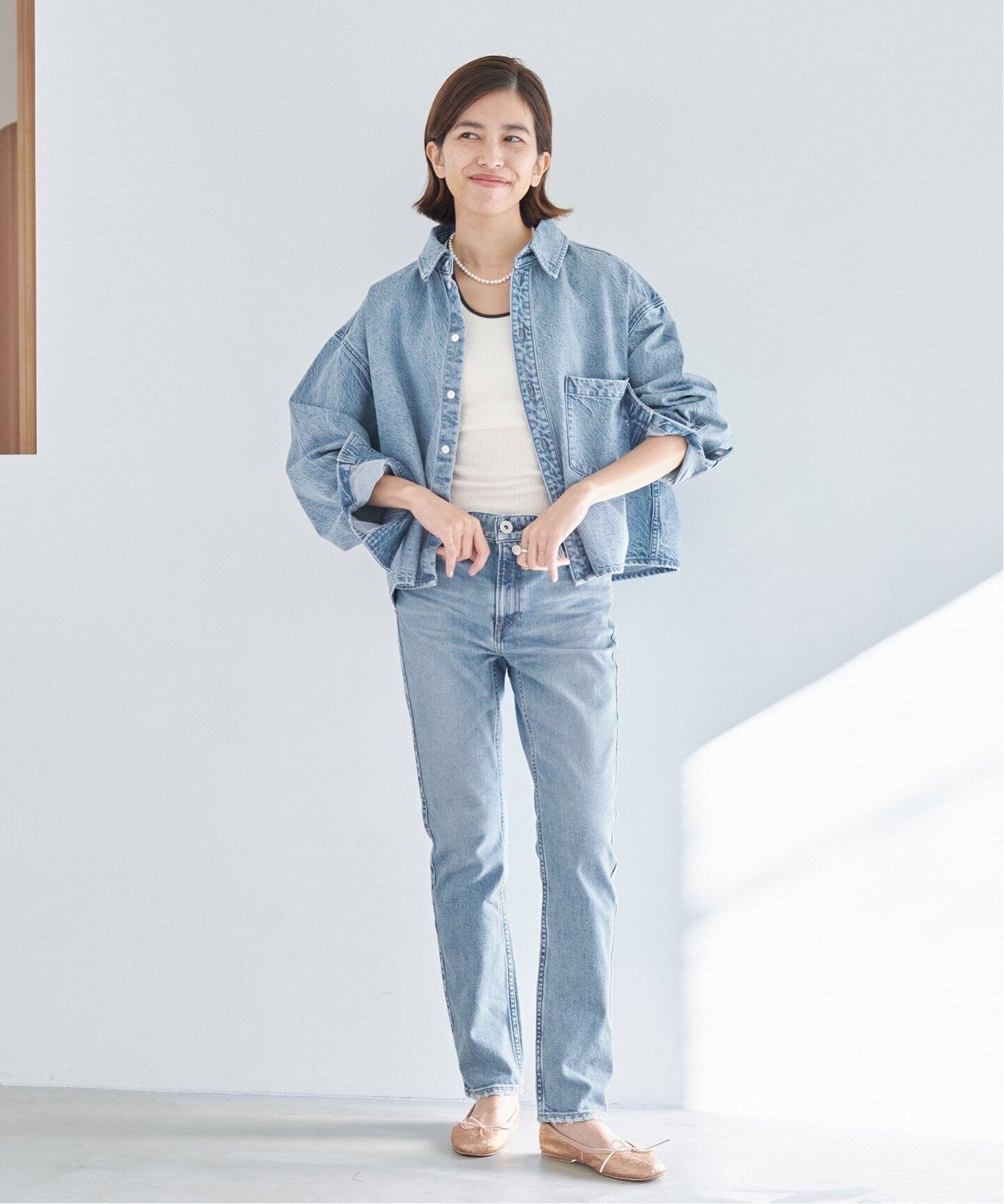 upper hights/アッパーハイツ】別注 THE ESSENSE デニムシャツ  