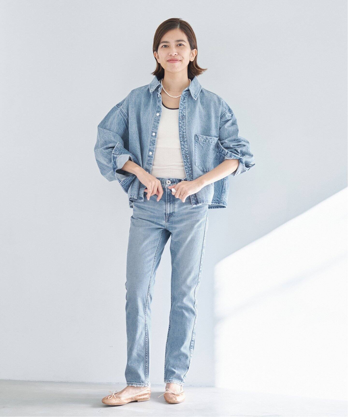 upper hights/アッパーハイツ】別注 THE ESSENSE デニムシャツ（シャツ 