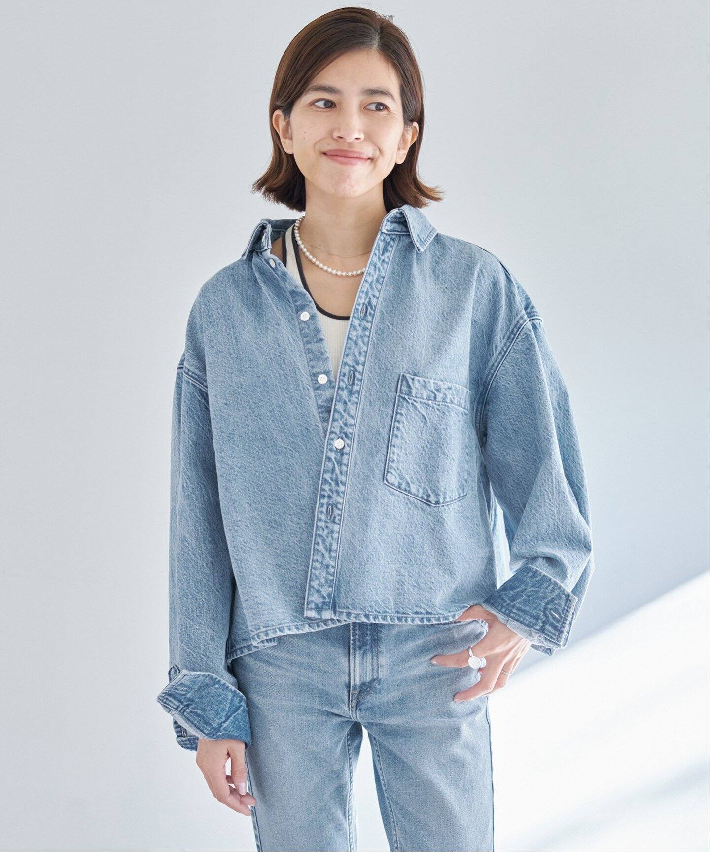 upper hights/アッパーハイツ】別注 THE ESSENSE デニムシャツ（シャツ 