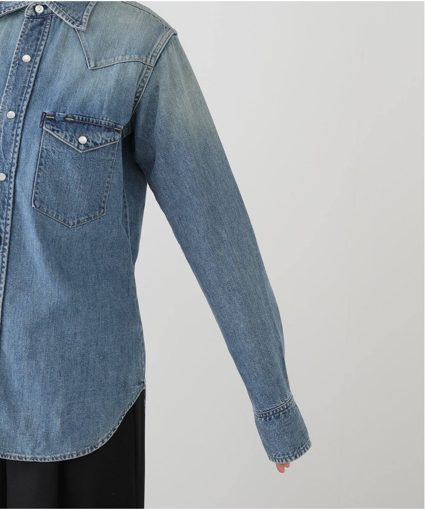 美品▲MADISONBLUE マディソンブルー//WESTERN デニムシャツ MADISONBLUE/マディソンブルー】 WESTERN シャツ（シャツ