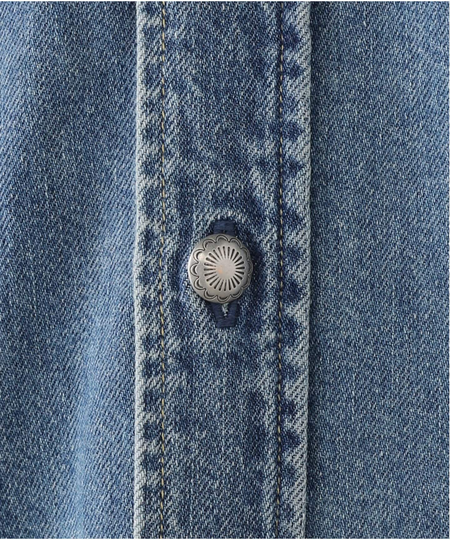 MADISONBLUE デニム長袖シャツ MADISONBLUE/マディソンブルー WESTERN SHIRTS デニムシャツ