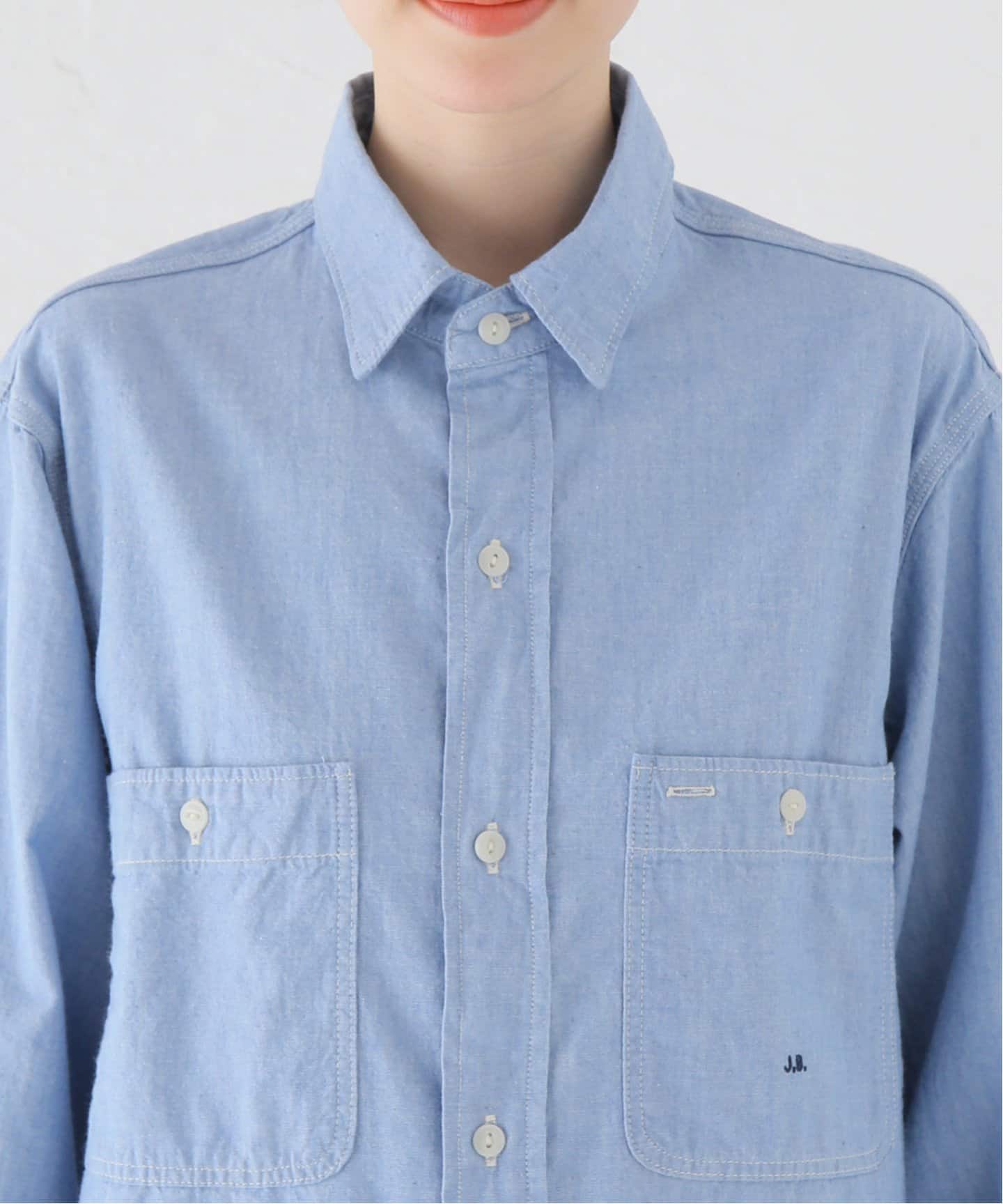 J.B.ATTIRE/ジェービーアタイア Riviera chambray shirt JBG