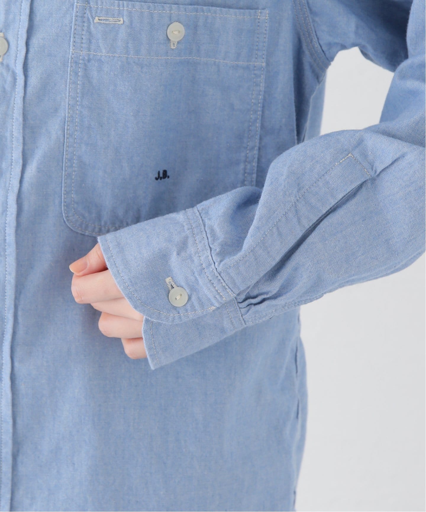 イエナ IENA×J．B．ATTIRE デニムシャツ JBG-2401-IE インディゴ サイズ：2 IENA イエナ IENA×J．B．ATTIRE デニムシャツ JBG-2401-IE