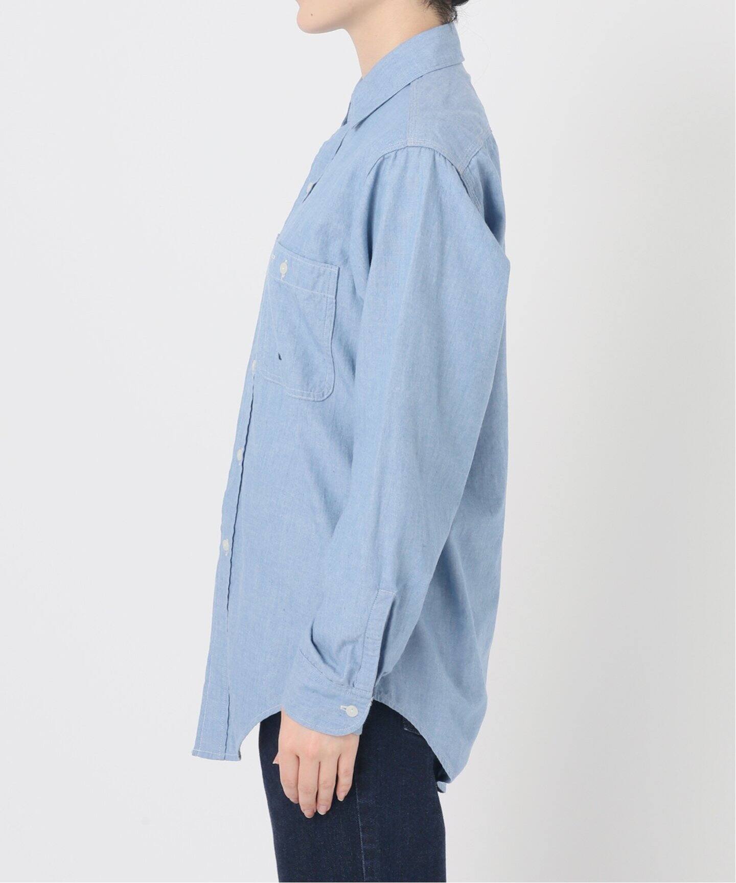 追加》J.B.ATTIRE/ジェービーアタイア Riviera chambray shirt JBG 