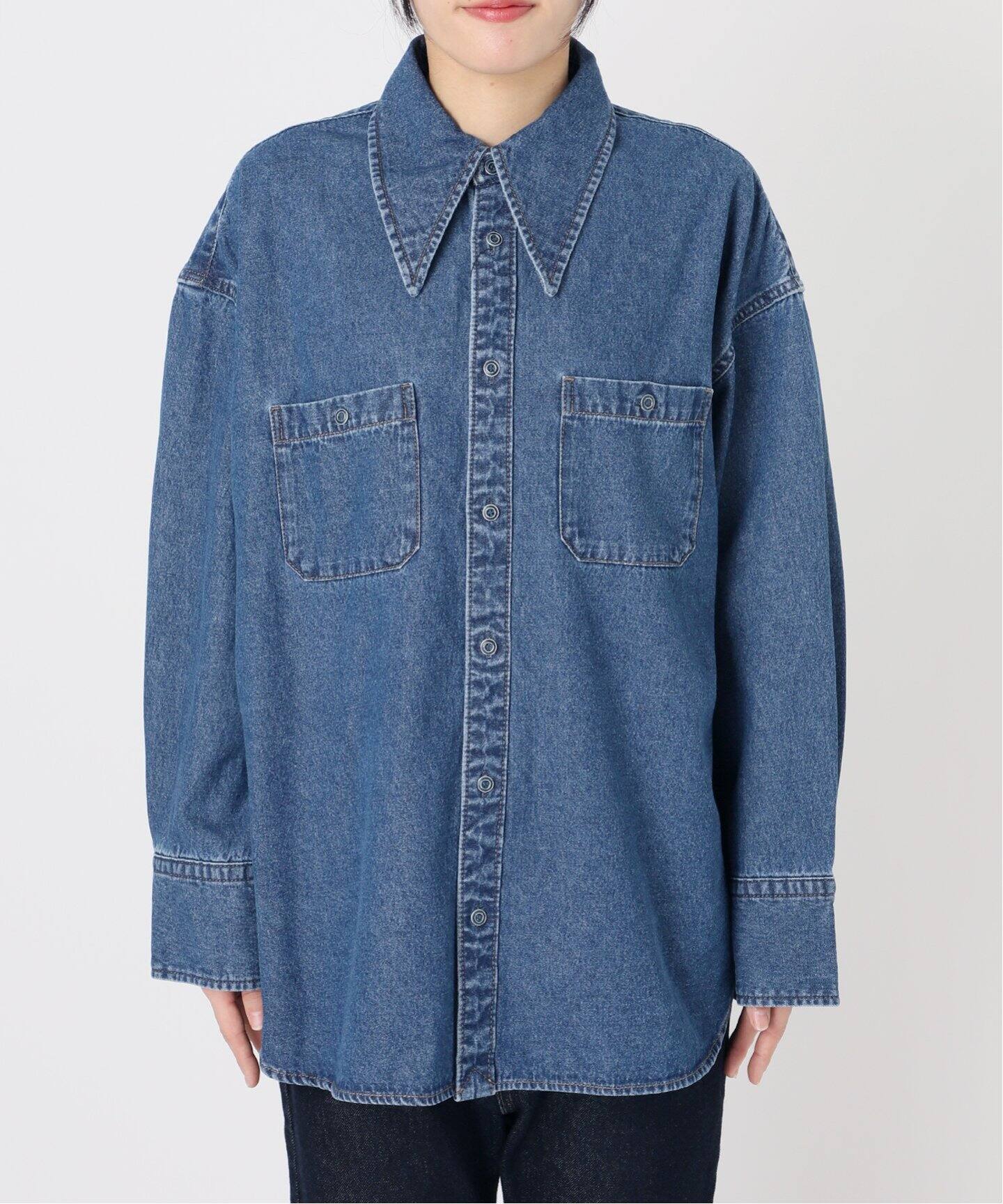 LE DENIMポイントカラーシャツ（シャツ／ブラウス）｜SLOBE IENA 