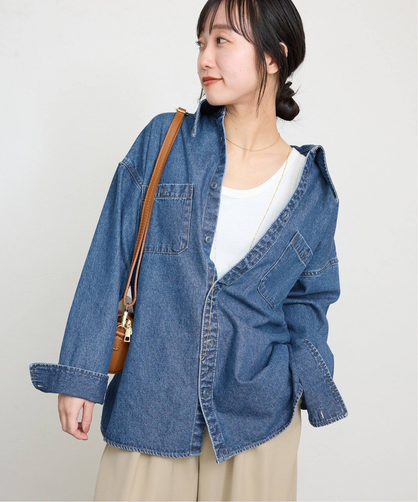 LE DENIMポイントカラーシャツ（シャツ／ブラウス）｜SLOBE IENA 
