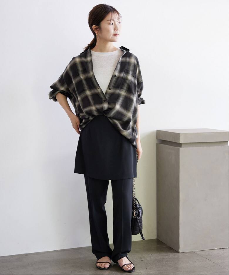 IORE イオレ DETAIL LONG T-SHIRT / BLACK（ENFOLD - 【最終値下 