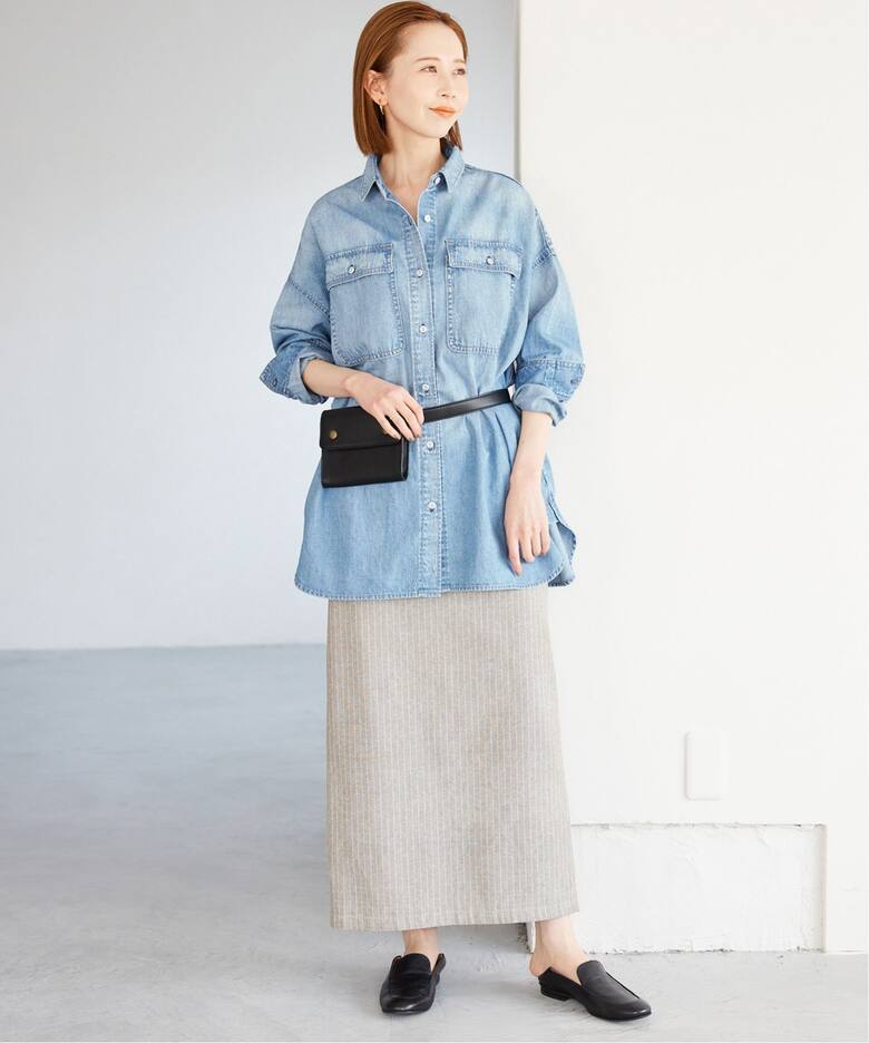 Healthy DENIM/ヘルシーデニム】SLOBE別注 ビッグシャツ（シャツ 