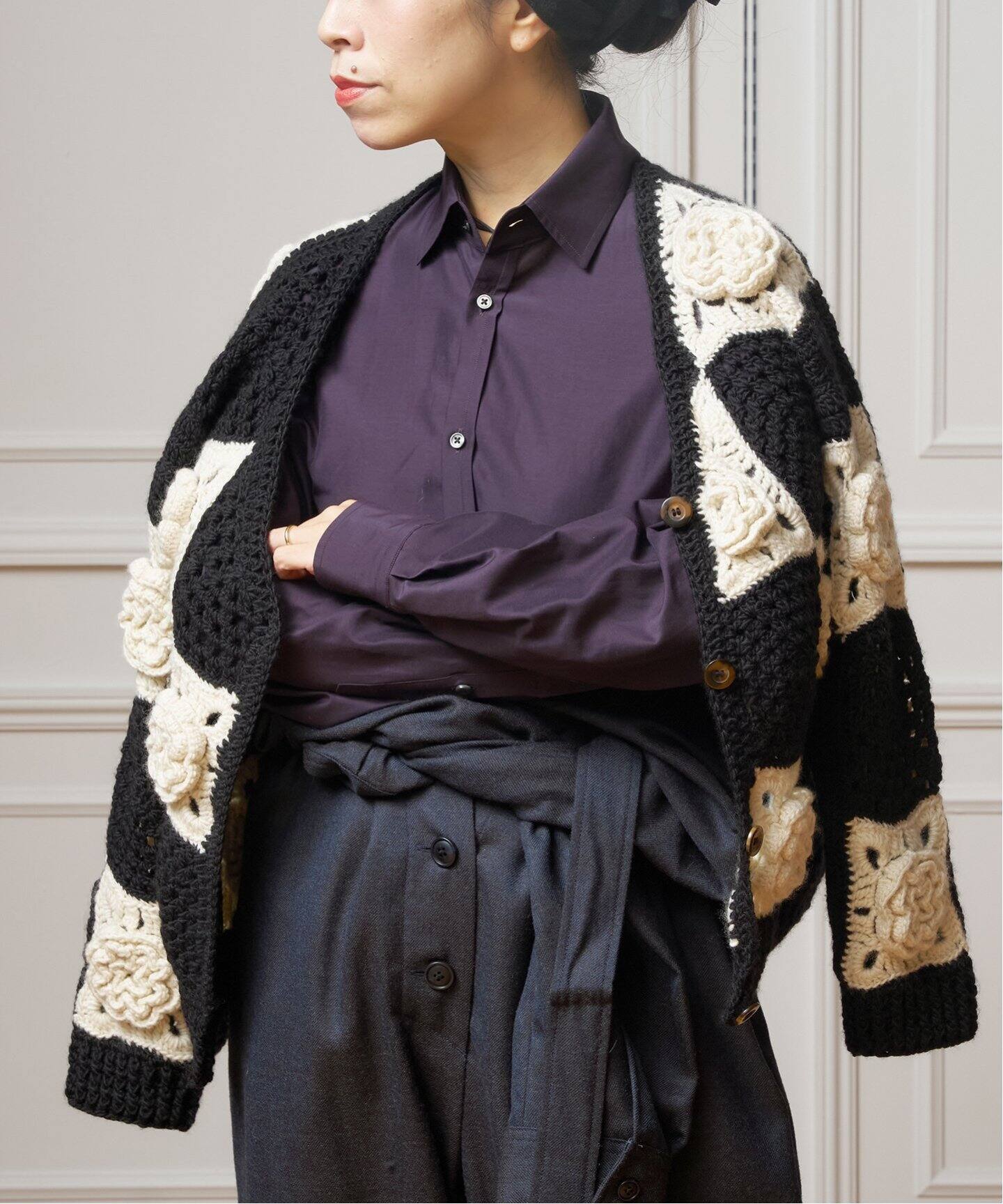 IENA LA BOUCLE コットンシルククラシックシャツ（シャツ／ブラウス 