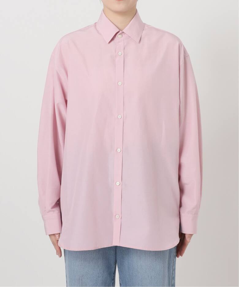 IENA LA BOUCLE コットンシルククラシックシャツ（シャツ／ブラウス 