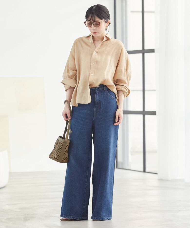 追加》Linen Short シャツ（シャツ／ブラウス）｜Plage（プラージュ 
