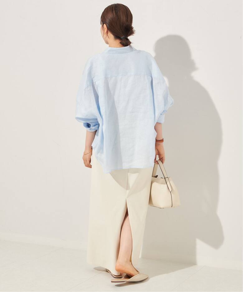 追加》Linen Short シャツ（シャツ／ブラウス）｜Plage（プラージュ 