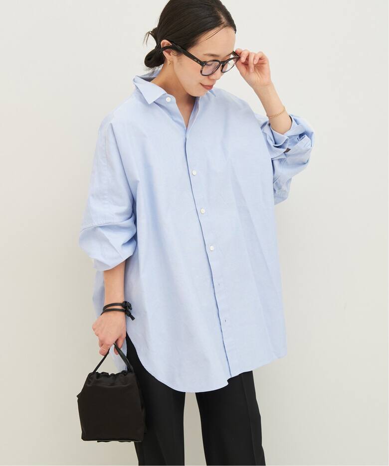 追加》Soft Oxford Long シャツ（シャツ／ブラウス）｜Plage 