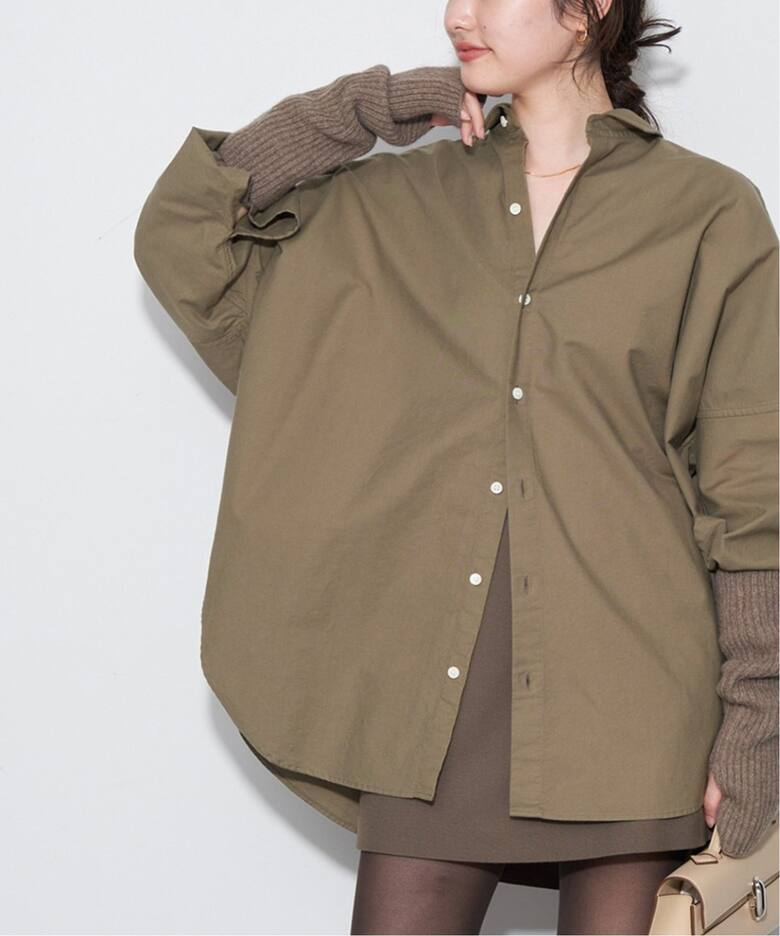 追加》Soft Oxford Long シャツ（シャツ／ブラウス）｜Plage  