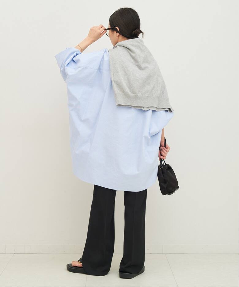 追加》Soft Oxford Long シャツ（シャツ／ブラウス）｜Plage 
