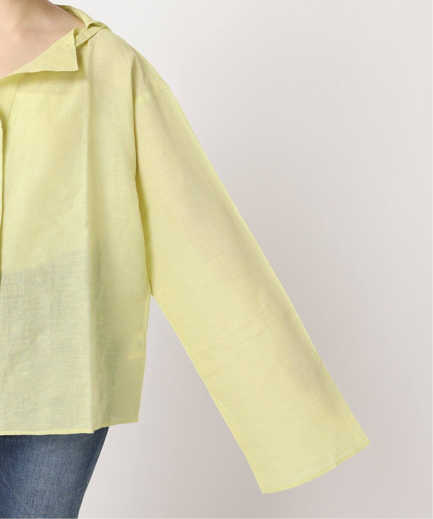 SEEALL/シーオール OVERSIZED SAILOR トップス(イエロー)（シャツ 