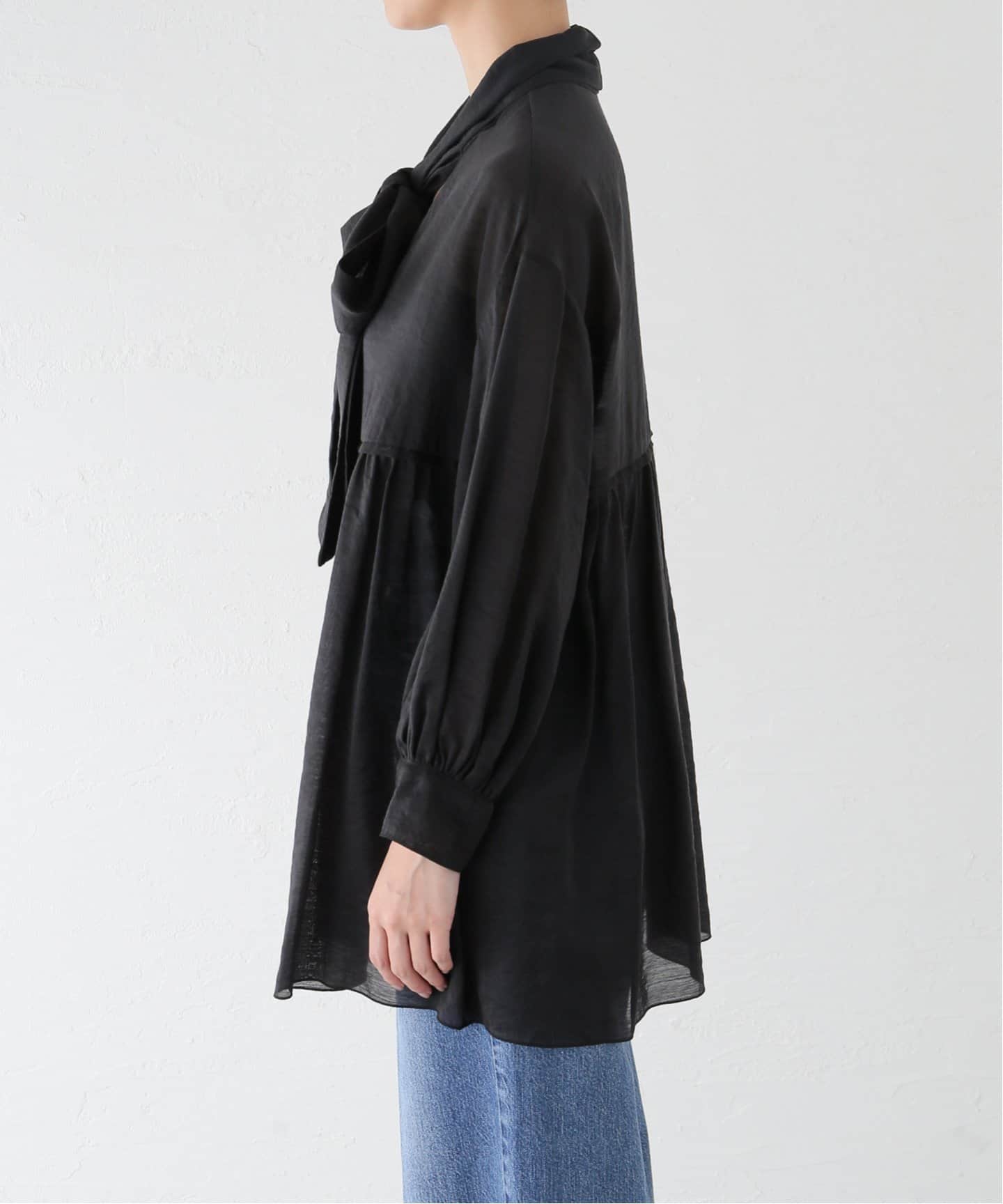 シアーボウチュニックブラウス（シャツ／ブラウス）｜VERMEIL