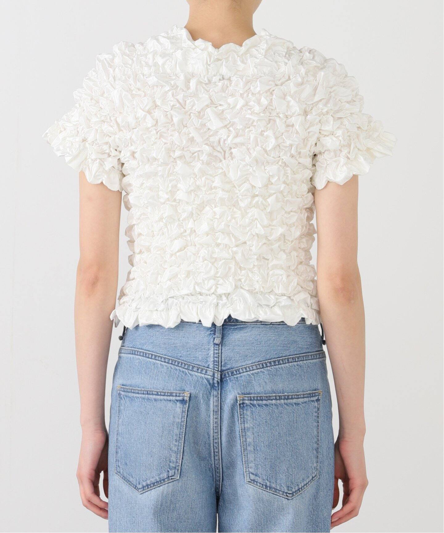 SUPER YAYA T-shirt Crushed Popcorn TP-TS-CRUW-0124：ブラウス 