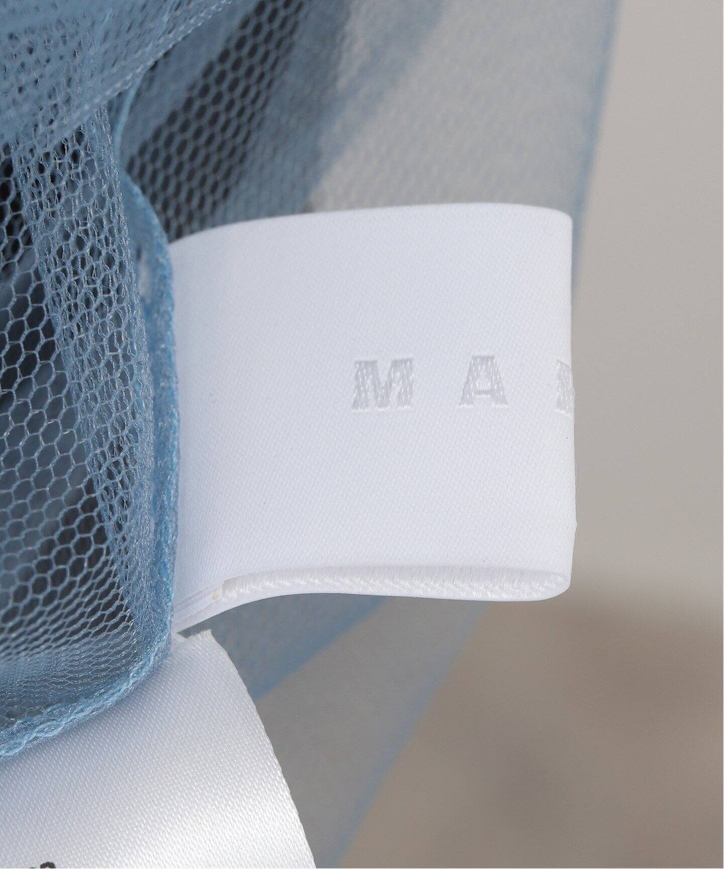 MARGE Tulle Beading Boat Neck Pullover 1008-0102-378：ブラウス