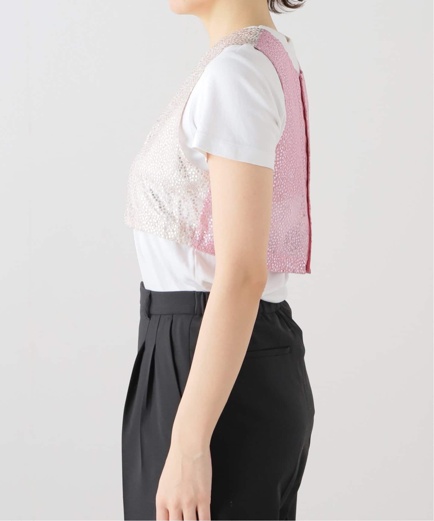 Chika Kisada トップス CHIKA KISADA/チカ キサダ】CROPPED TOP：ブラウス（シャツ