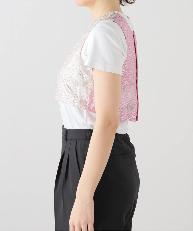 CHIKA KISADA/チカ キサダ】CROPPED TOP：ブラウス（シャツ／ブラウス 