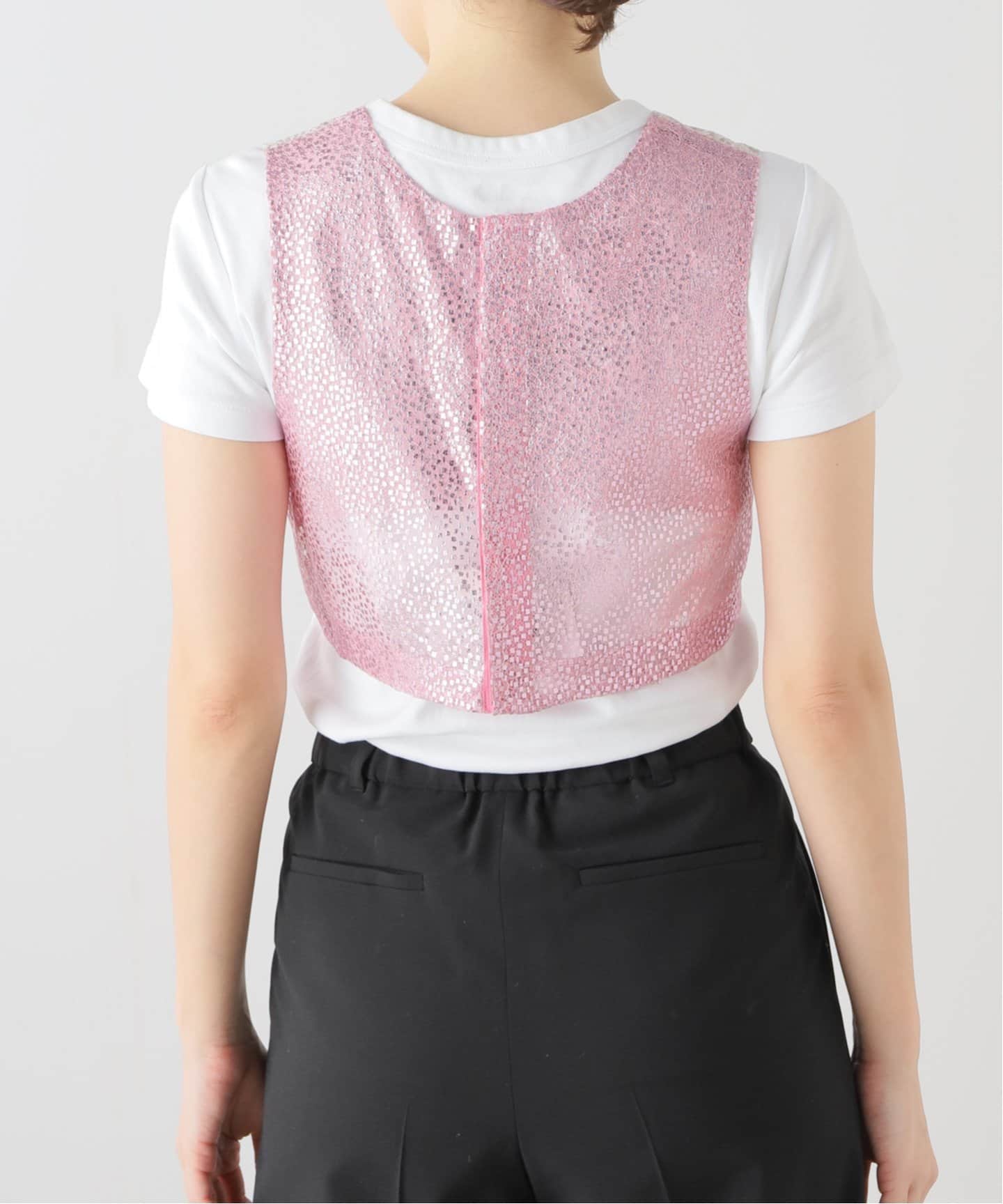 CHIKA KISADA/チカ キサダ】CROPPED TOP：ブラウス（シャツ