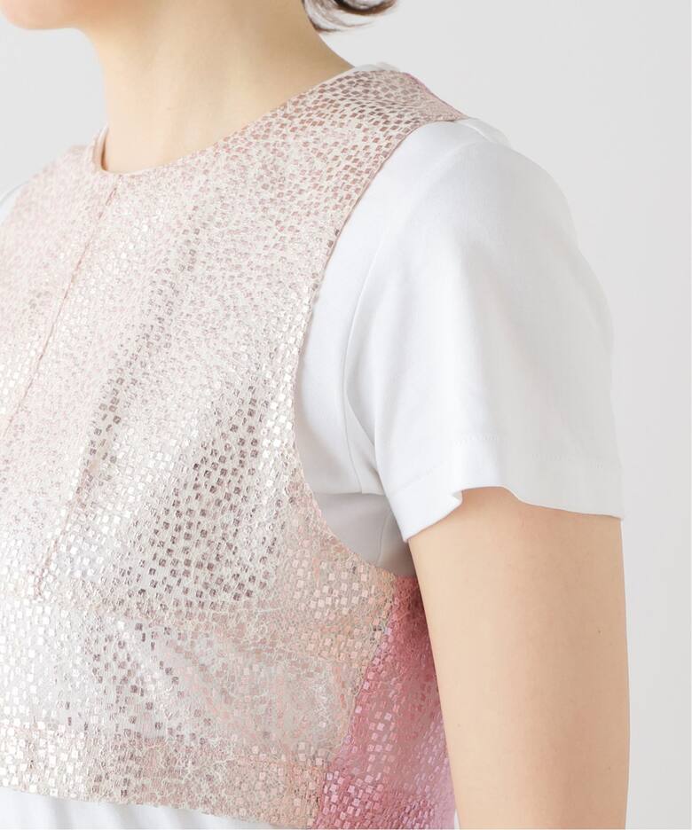 CHIKA KISADA/チカ キサダ】CROPPED TOP：ブラウス（シャツ／ブラウス 