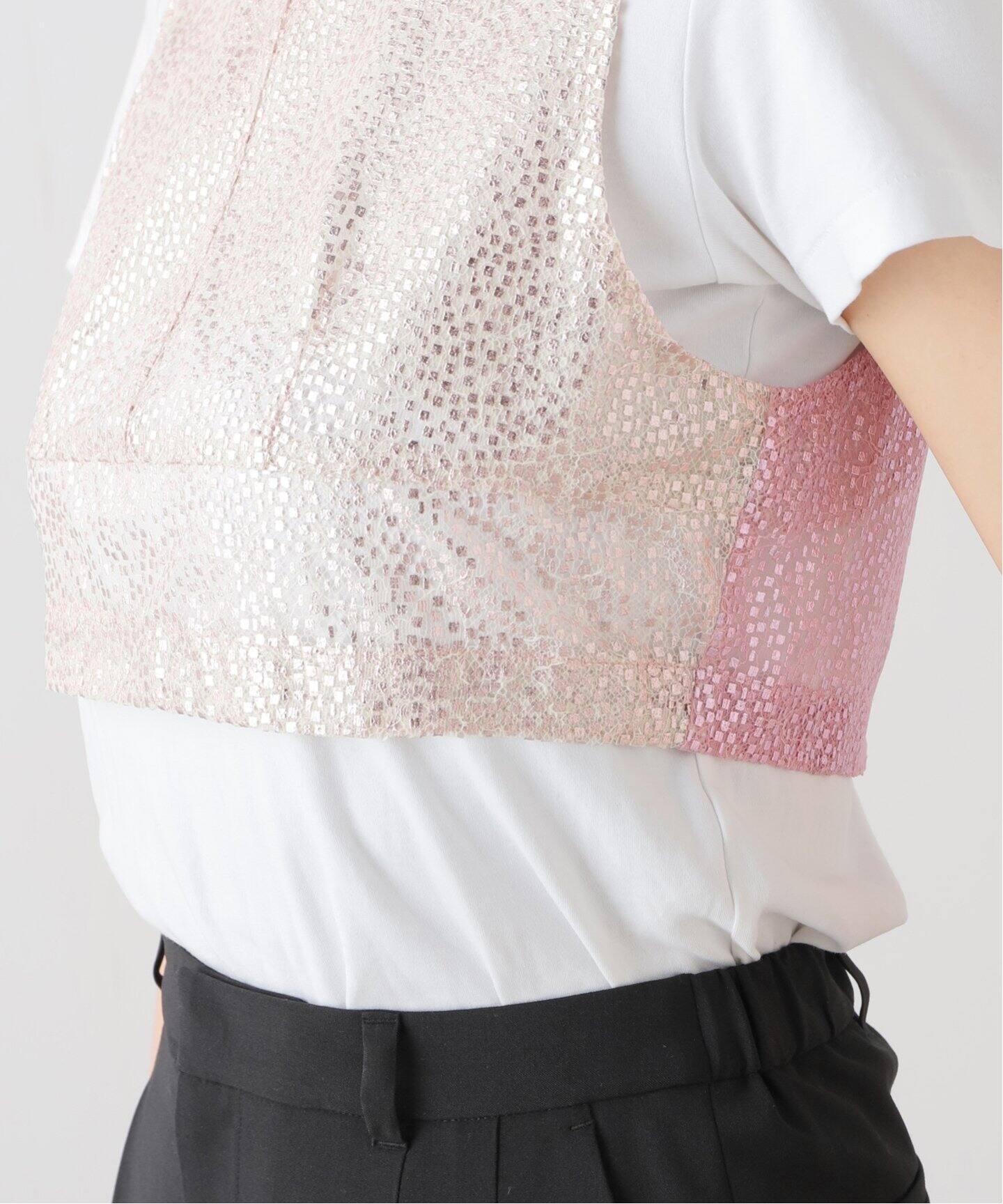 CHIKA KISADA/チカ キサダ】CROPPED TOP：ブラウス（シャツ