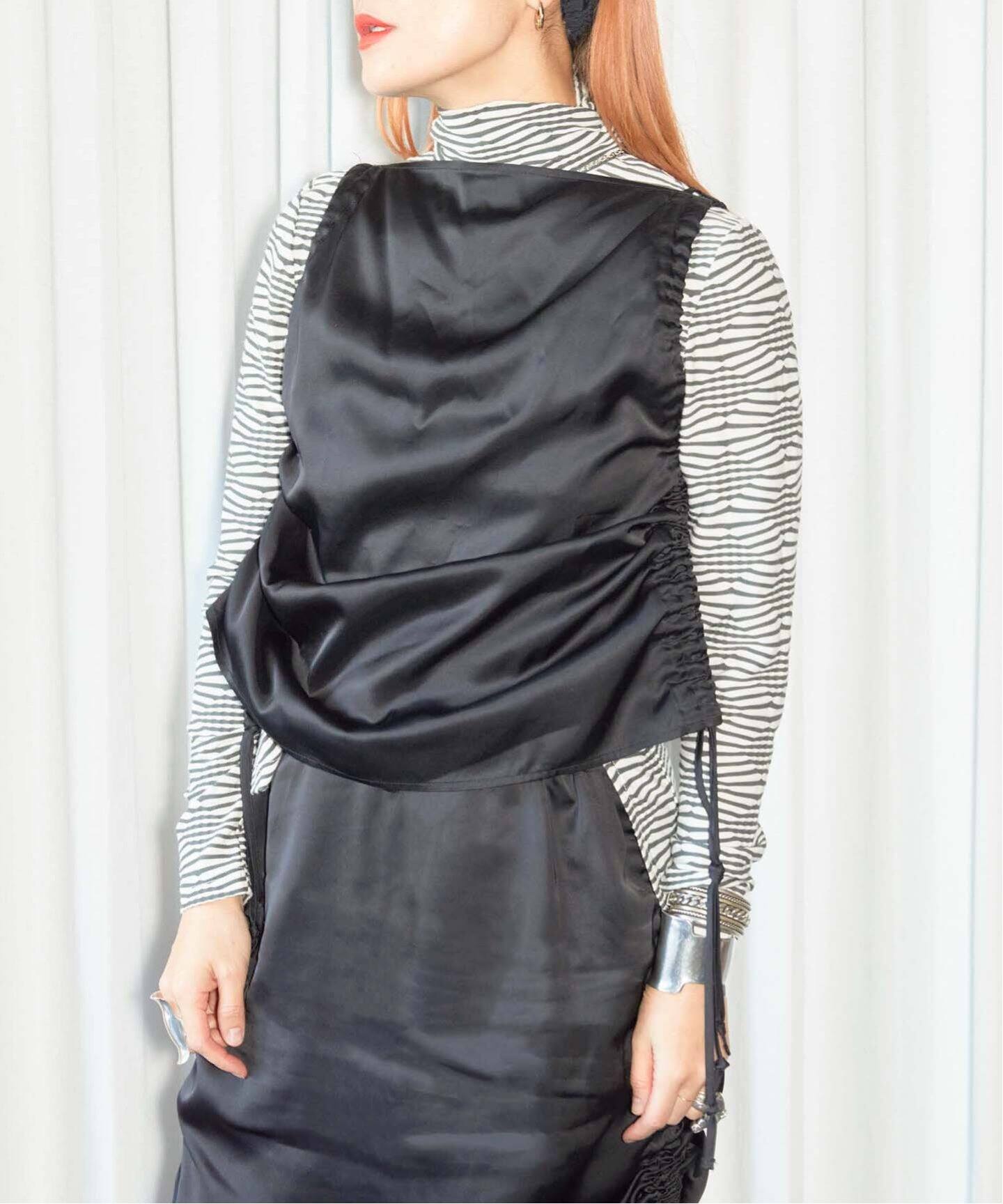 BASERANGE / ベースレンジ】別注 STRAP TOP：ブラウス（シャツ 