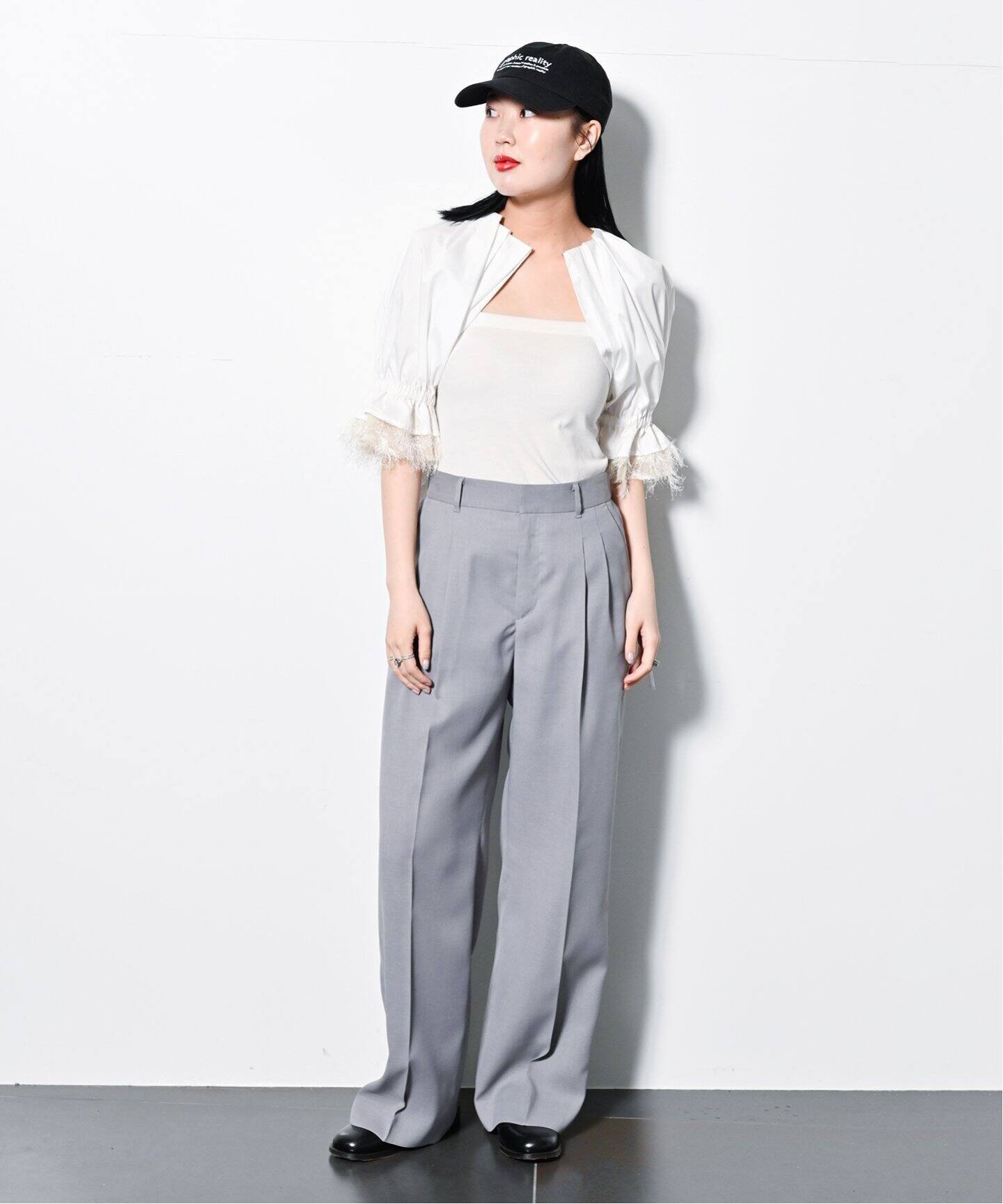 MIOSMOKEY FRINGE LAYERED BOLERO 別注 241ST00 8（シャツ  